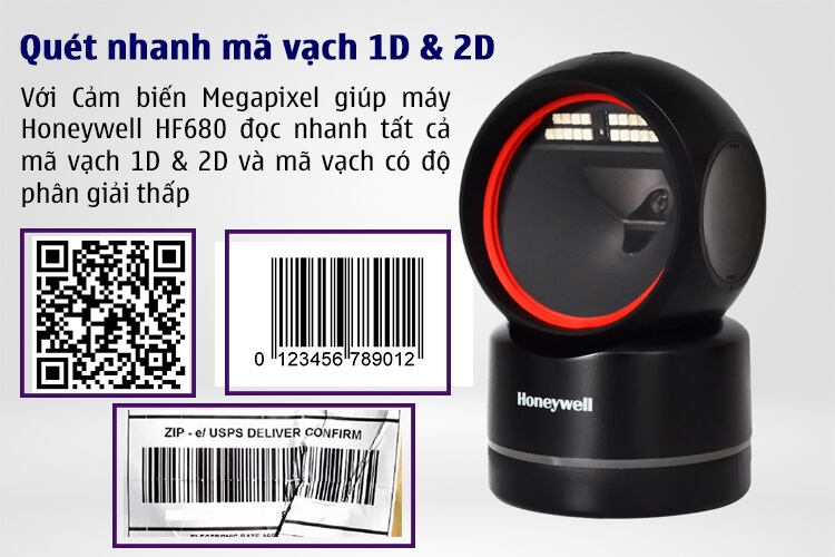 MÁY QUÉT MÃ VẠCH HONEYWELL HF680 QUÉT MÃ