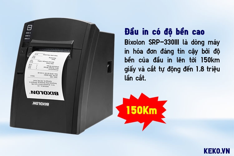 MÁY IN HÓA ĐƠN BIXOLON SRP-330II-ĐỘ BỀN