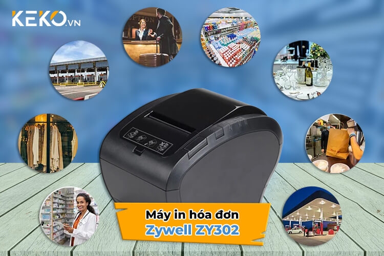 MÁY IN HÓA ĐƠN ZYWELL ZY302 ỨNG DỤNG