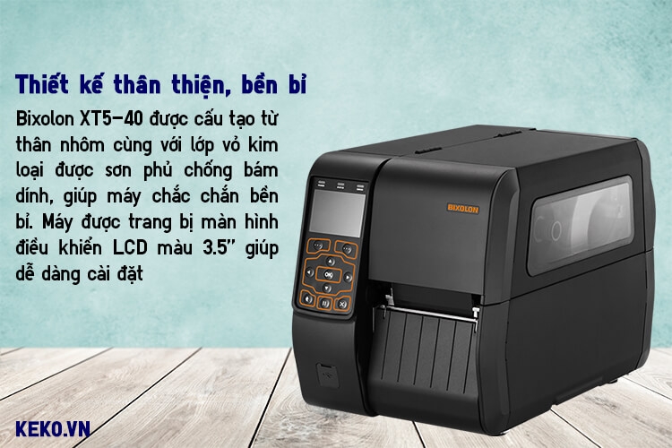 MAY IN MA VACH CONG NGHIEP BIXOLON XT5-40 THIET KE