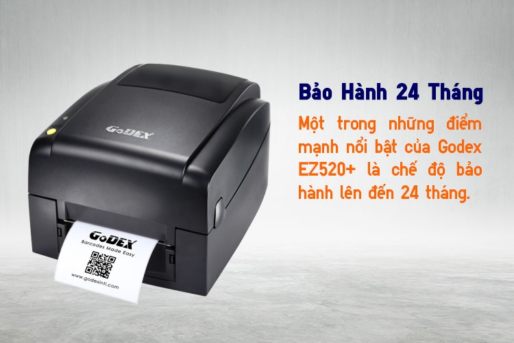 MÁY IN MÃ VẠCH GODEX EZ520+ BẢO HÀNH