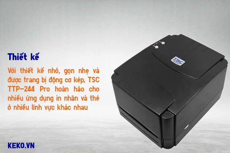 MÁY IN MÃ VẠCH TSC TTP-244 PRO THIẾT KẾ