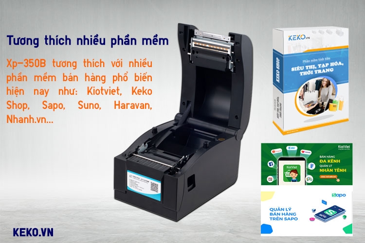 MAY IN MA VACH XPRINTER XP-350B TUONG THICH
