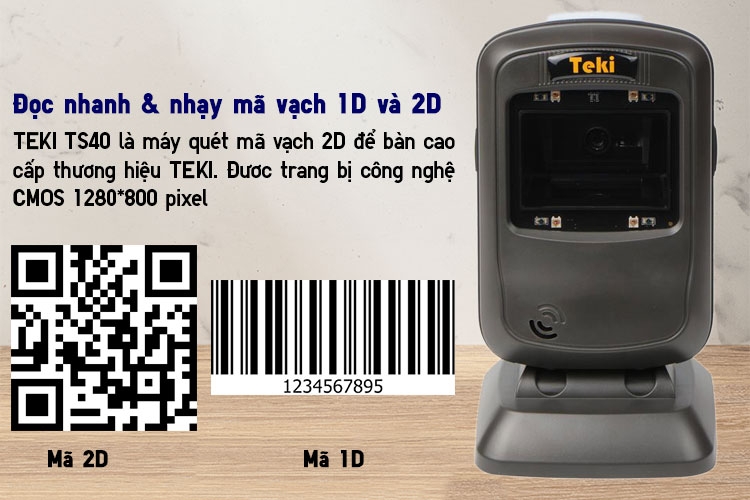 MÁY QUÉT MÃ VẠCH TEKI TS40 MÃ VẠCH