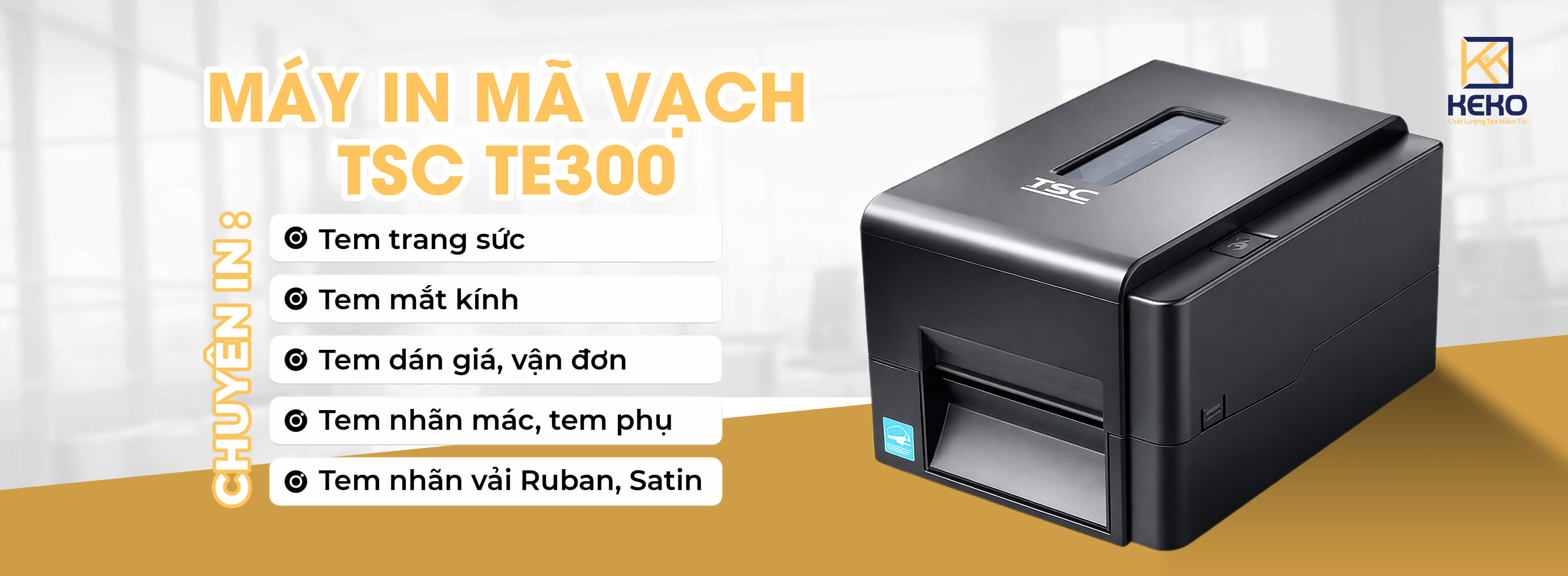 Máy in mã vạch TSC TE300